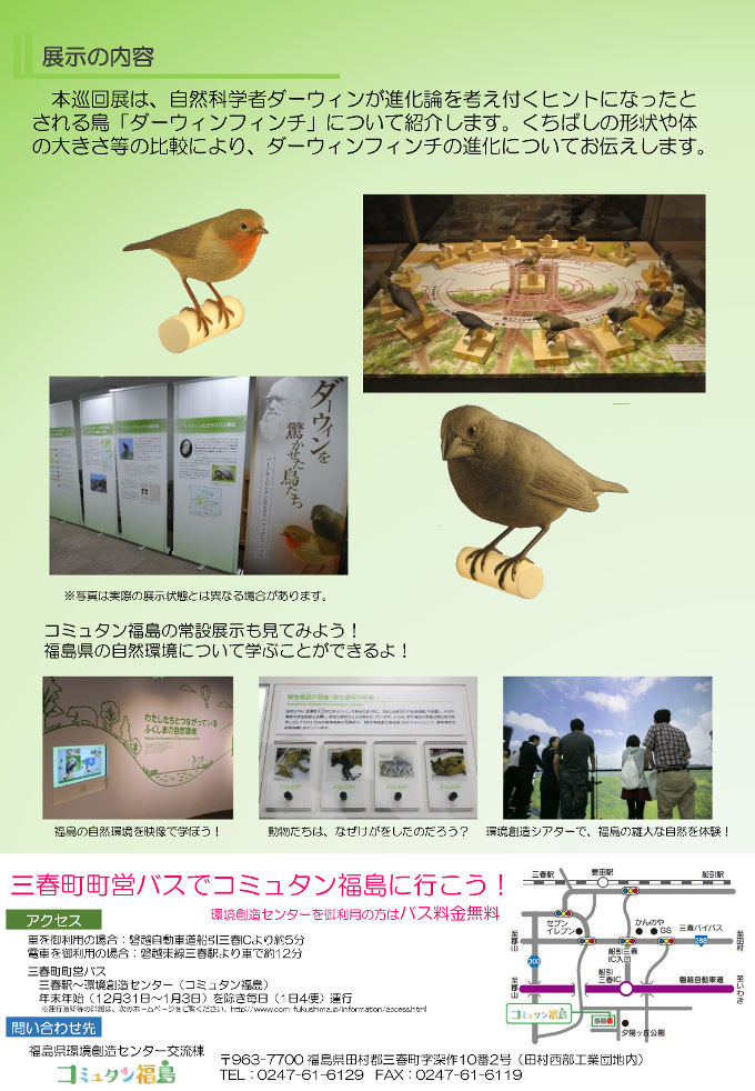 【国立科学博物館巡回展】ダーウィンを驚かせた鳥たち